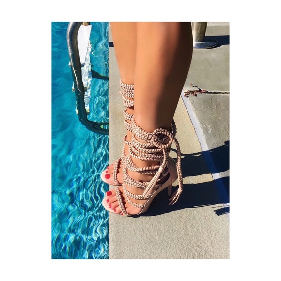 Monika Chiang Shoes - Monika Chiang 
IMENA II NUDE CALF SANDAL
